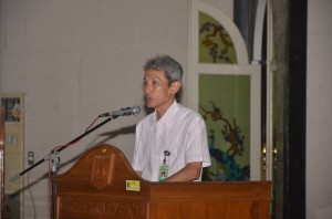 Sambutan Kepala Perwakilan BPKP Wilayah NTB, Agus Sutiasmo