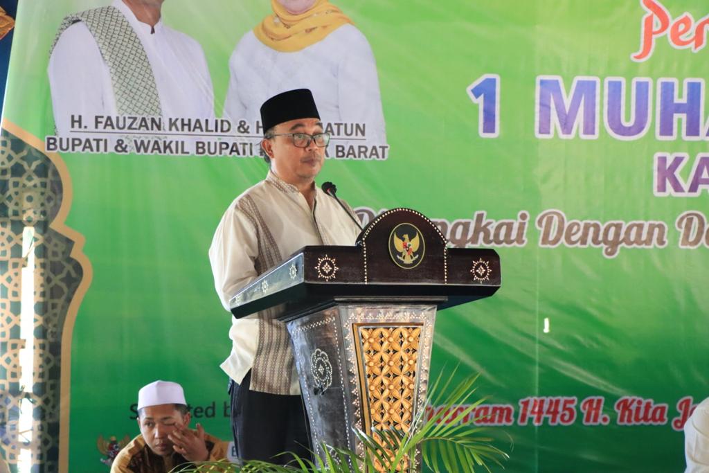 Bupati Fauzan Berdoa Bersama Asn Dan Masyarakat Rayakan Tahun Baru Islam Kabupaten Lombok Barat