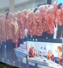 DWP Lobar Mengikuti Sosialisasi AD/ART DWP Pusat Secara Daring