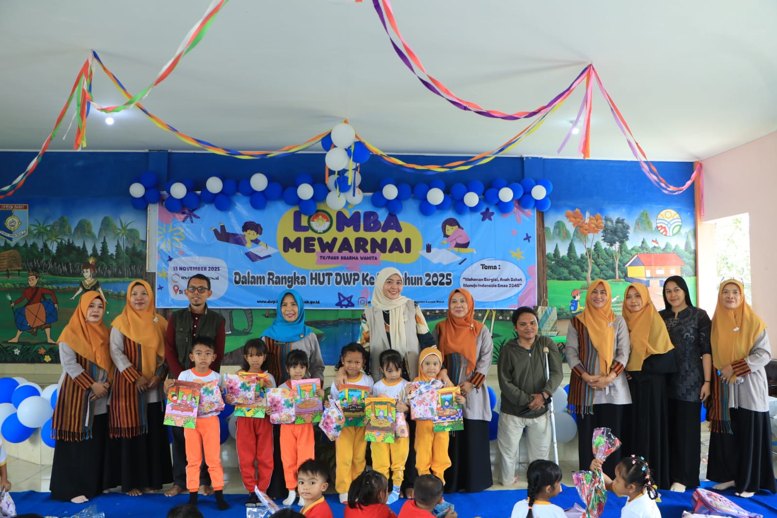 Semarak HUT DWP ke-26: Istri Bupati Ajak Sekolah dan Orang Tua Perkuat Kolaborasi untuk Tumbuh Kembang Anak